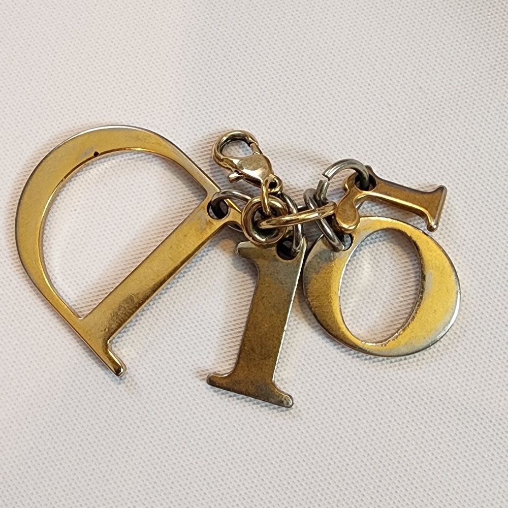 Dior Gold Plated Key Chain Accessory - Picture 4 of 4